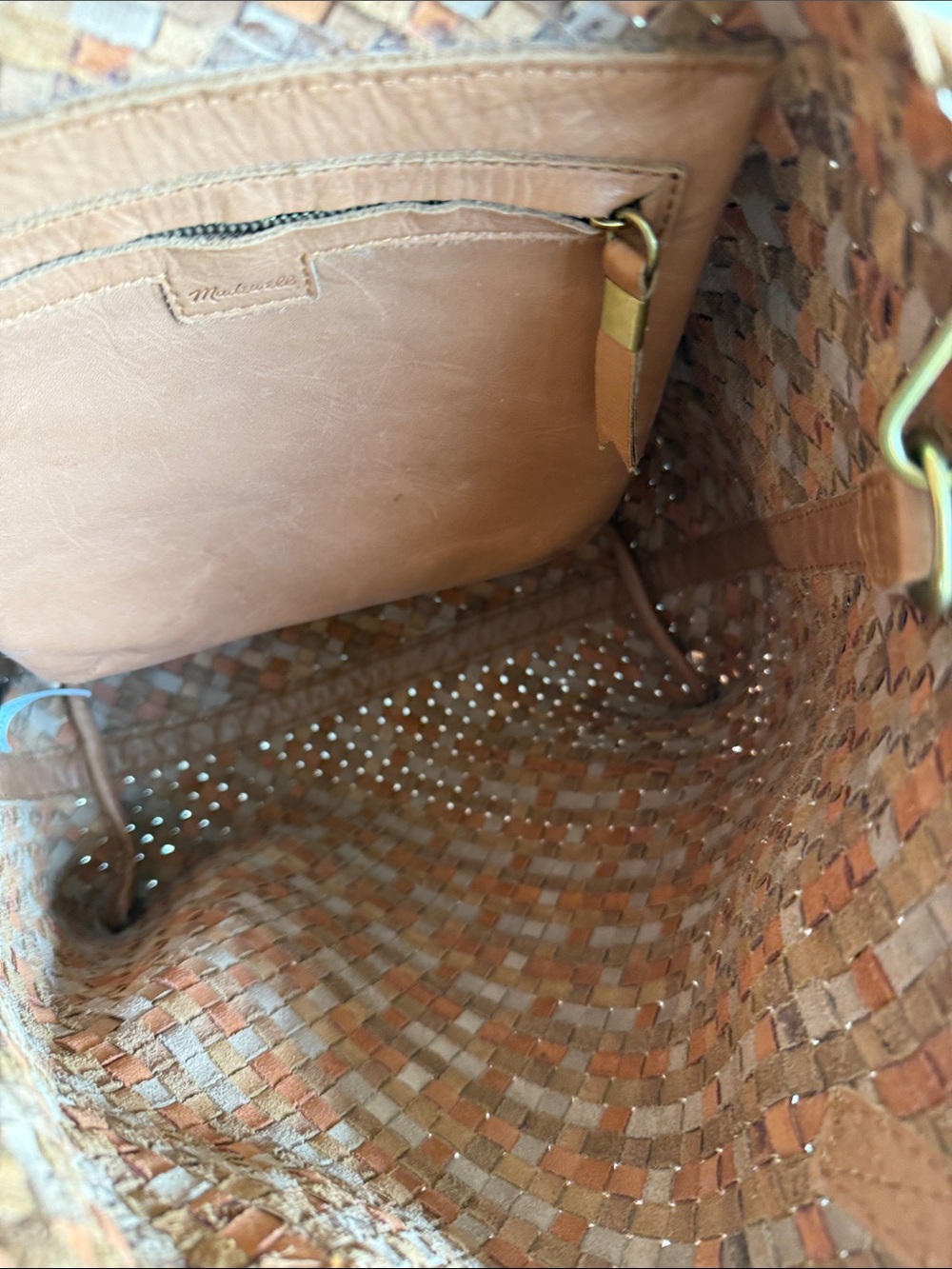 Madewell real leather tote - Picture 5 of 6